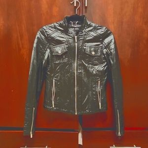 Black Rivet Leather jacket